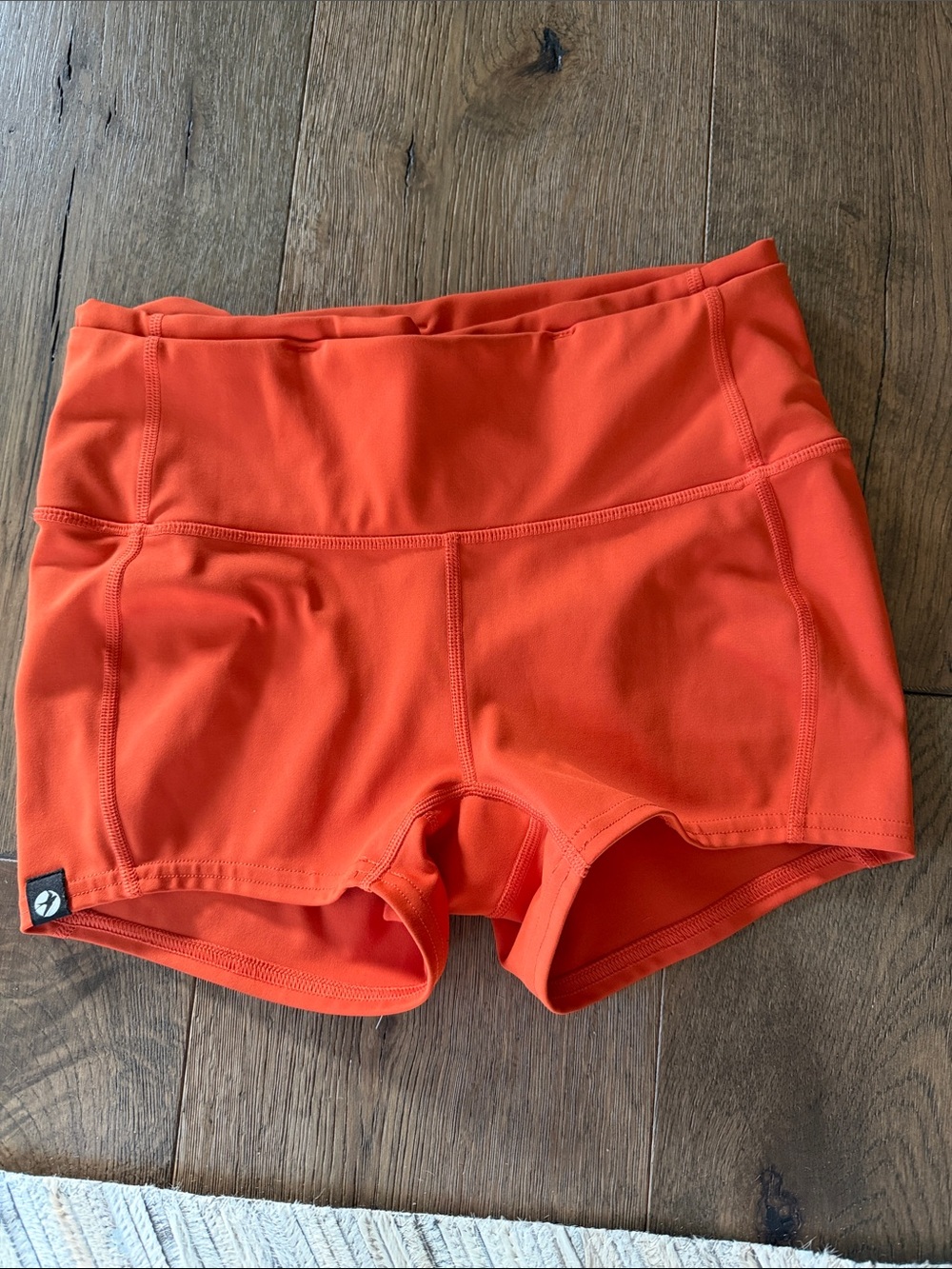 Oiselle shorts - orange - size 2